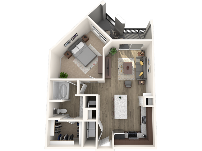 The Greyhound 1021 floor plan